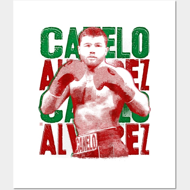 Canelo Alvarez Wall Art by Aefe